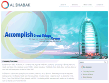 Tablet Screenshot of alshabak.com